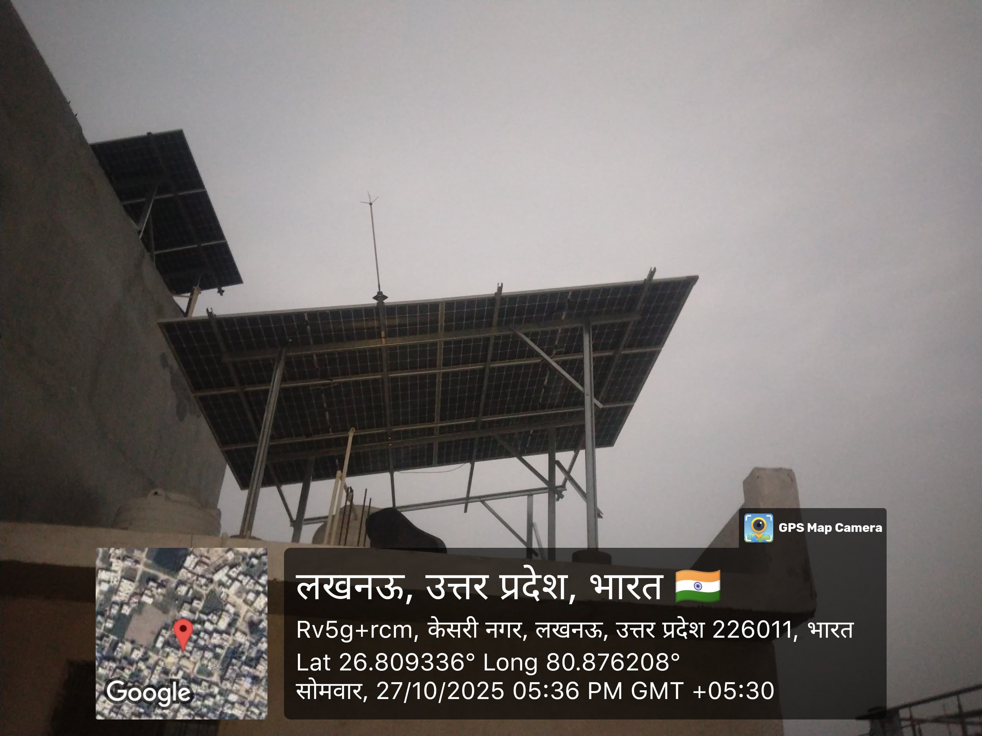 Rooftop solar installation - Balaji Entrepreneurs project site 2